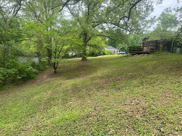 5 Keeton Ave, West Liberty, KY 41472 - view of grassy yard with a deck