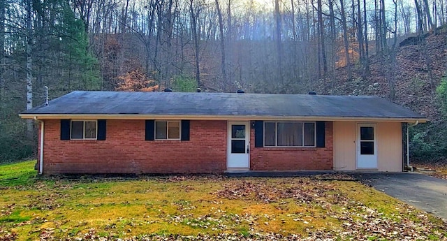 view of ranch-style house