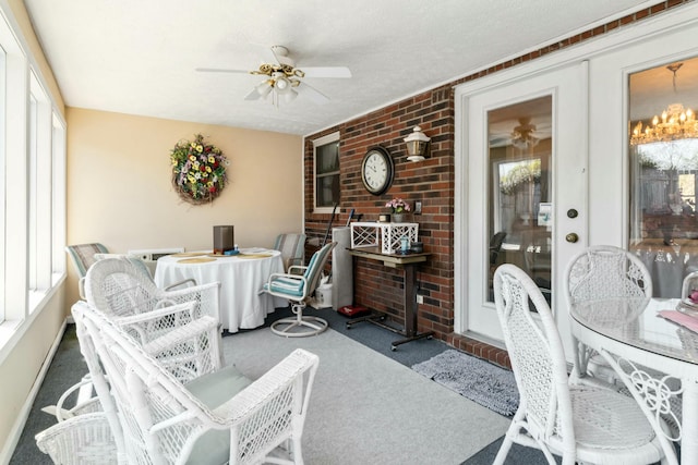 125 Thomas St, Somerset, KY 42503 - sunroom with a wealth of natural light and a notable chandelier