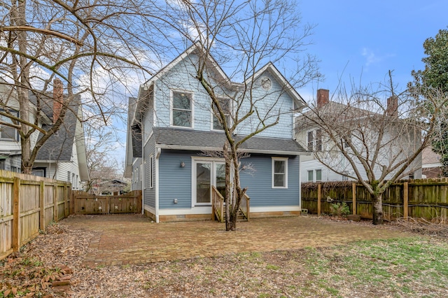 view of back of property