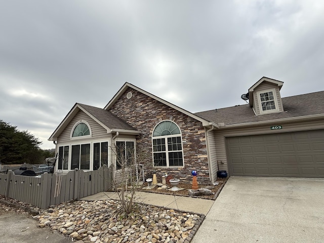 403 Chateau Pl, Bronston, KY 42518 - view of front of house featuring a garage