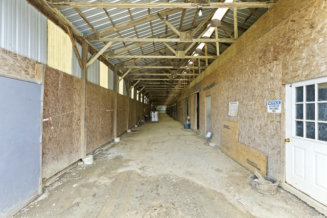 view of stable