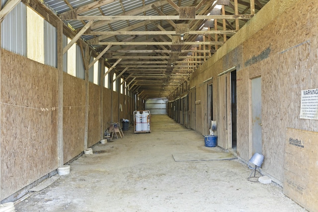 view of horse barn