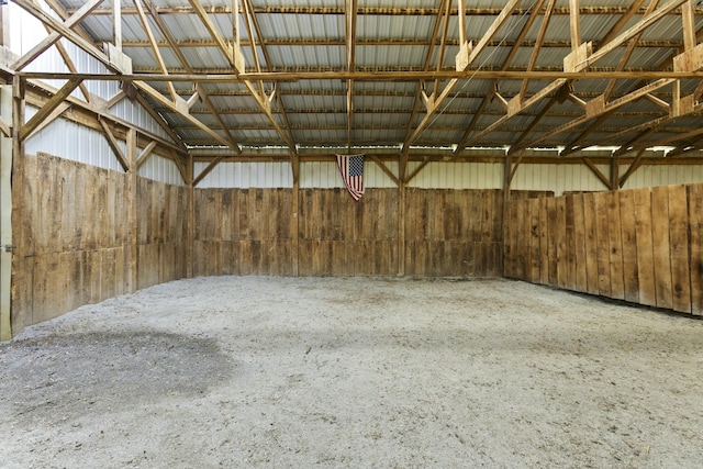 view of stable