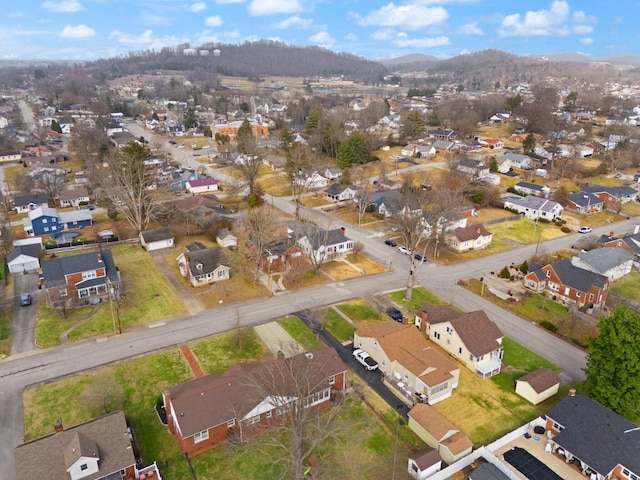 bird's eye view featuring a residential view