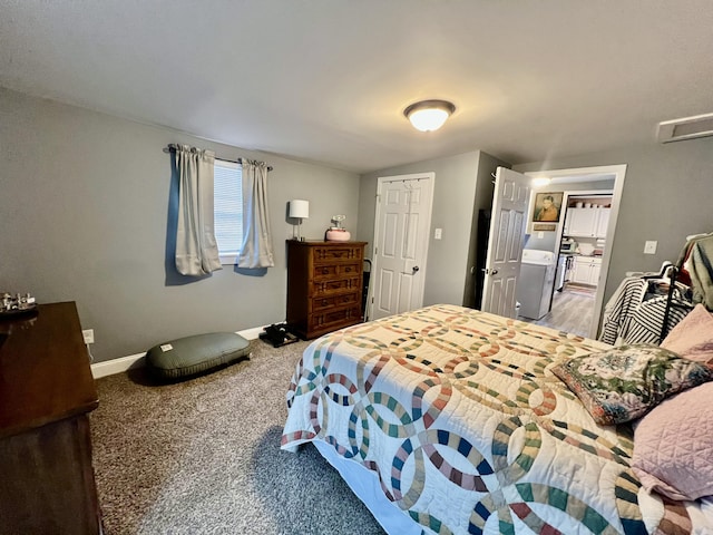 bedroom with carpet flooring