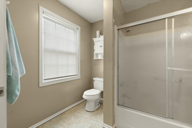 251 A Duncan Rd, Strunk, KY 42649 - bathroom with baseboards and bath / shower combo with glass door