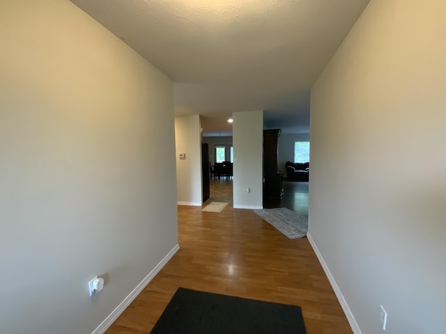 251 A Duncan Rd, Strunk, KY 42649 - hallway with baseboards and light wood-style flooring