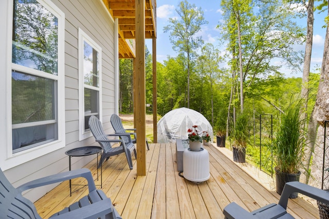 780 Lake Rd, London, KY 40741 - view of wooden deck