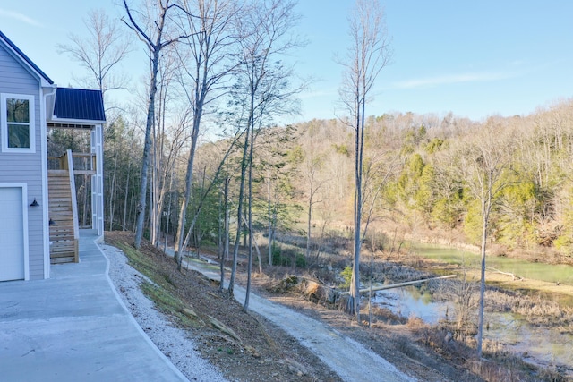 view of road