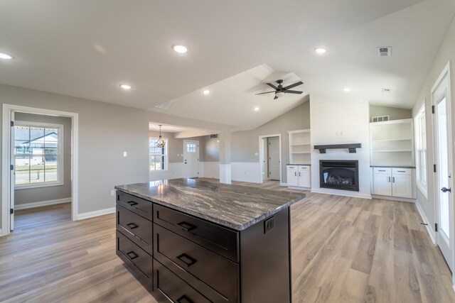 empty room featuring light hardwood / wood-style flooring