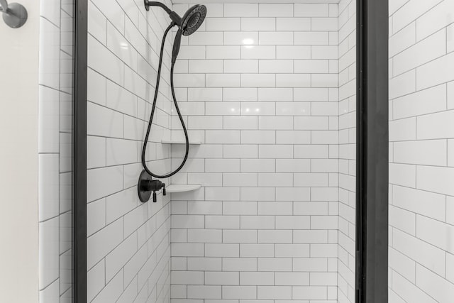 details with a stall shower