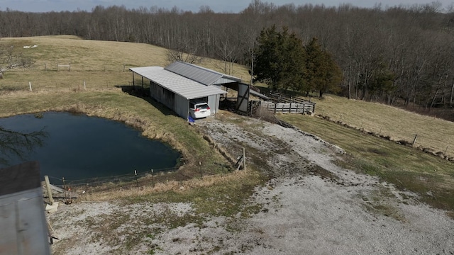 228 Jolly Ridge Rd, Richmond, KY 40475 - aerial view of sparsely populated area with a large body of water and a heavily wooded area