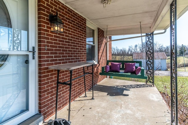228 Jolly Ridge Rd, Richmond, KY 40475 - view of patio / terrace featuring a porch
