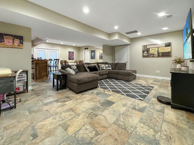 view of living room