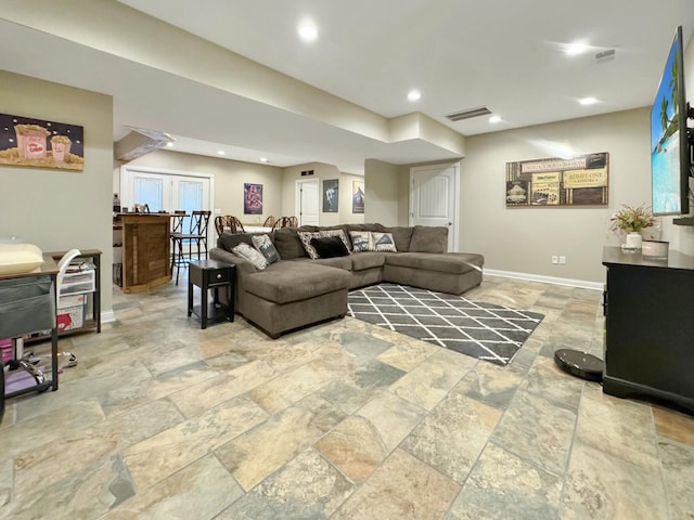 view of living room