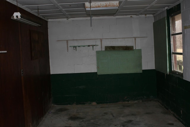 view of basement