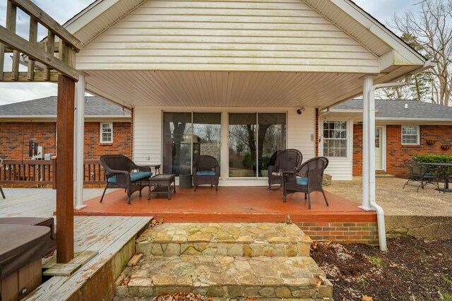 ranch-style home with a front yard