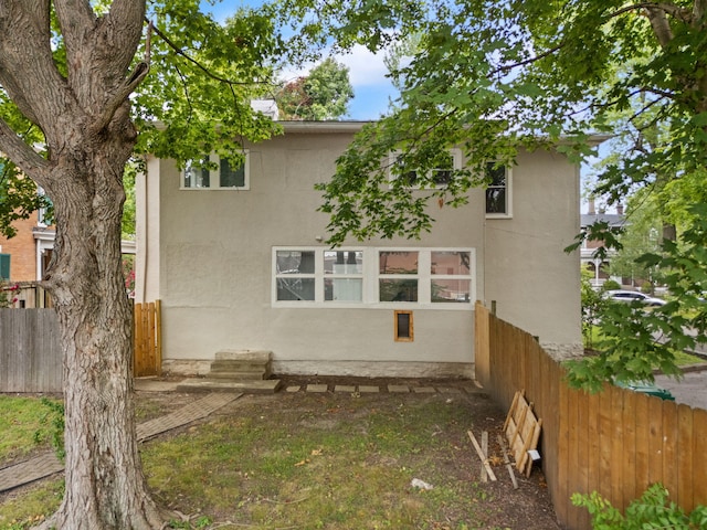 view of rear view of property