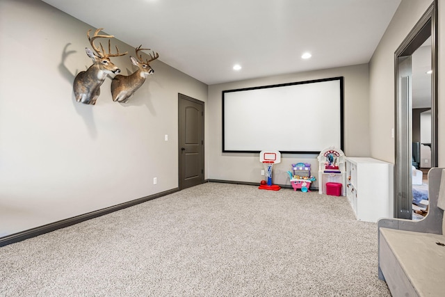 cinema with carpet flooring