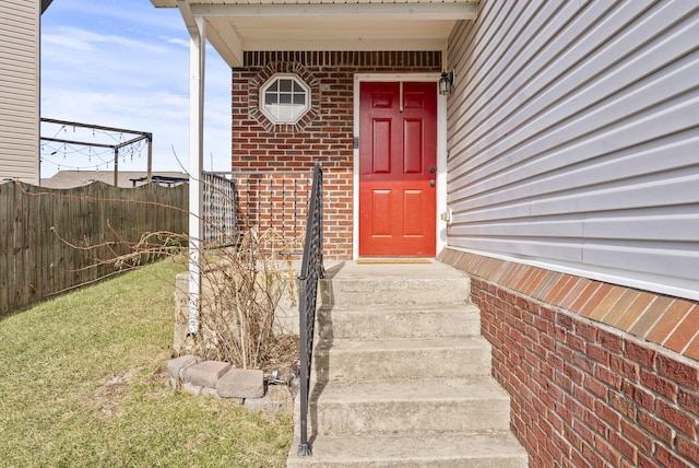 view of entrance to property