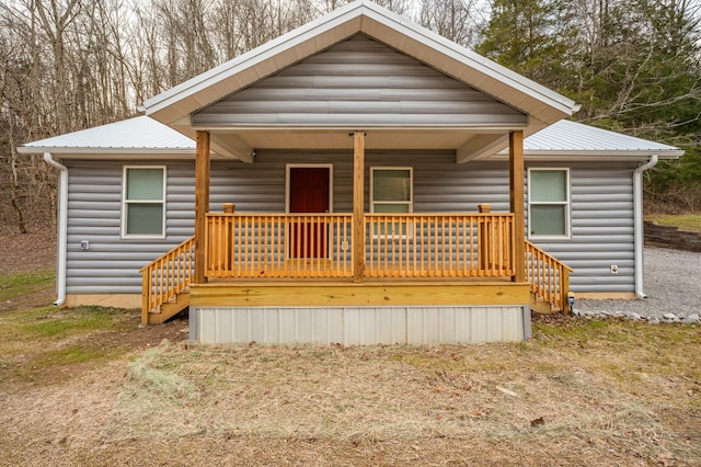 view of front of property