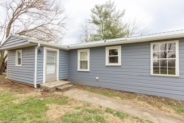 view of rear view of property