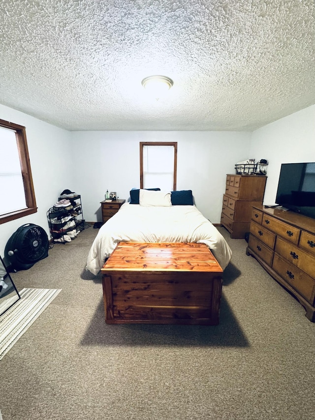 6002 Edmonton Rd, Columbia, KY 42728 - bedroom featuring carpet and a textured ceiling