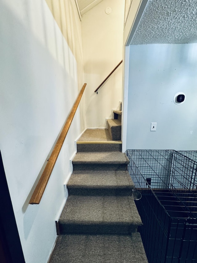 6002 Edmonton Rd, Columbia, KY 42728 - stairway featuring carpet flooring