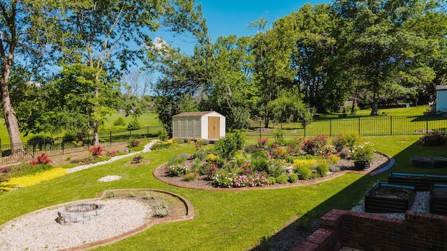 665 Linda Ave, Danville, KY 40422 - view of yard featuring a fire pit and view of scattered trees