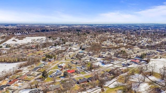 drone / aerial view featuring a residential view