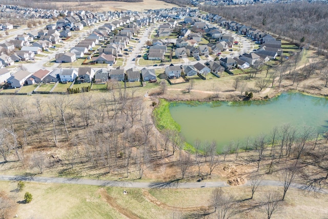 drone / aerial view featuring a residential view