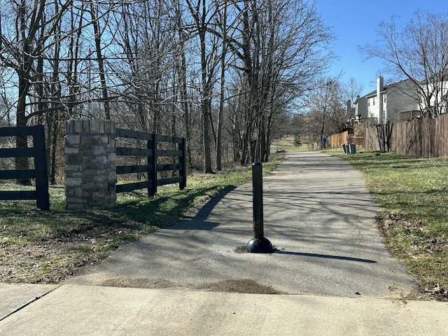 view of road