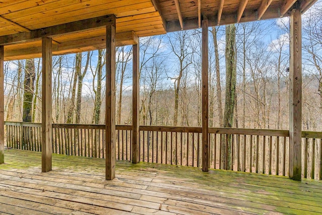 view of deck
