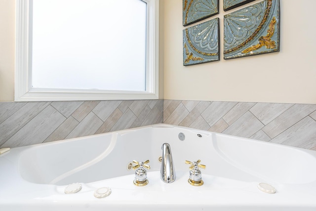 bathroom with a bathtub