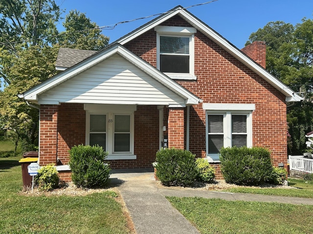 bungalow-style home featuring a porch