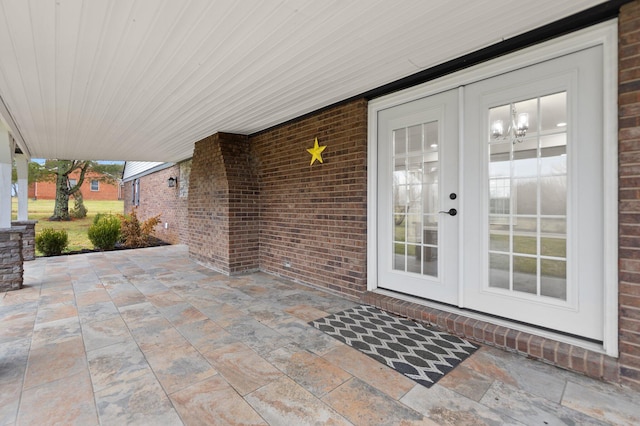 2940 Shakertown Rd, Danville, KY 40422 - view of patio featuring french doors