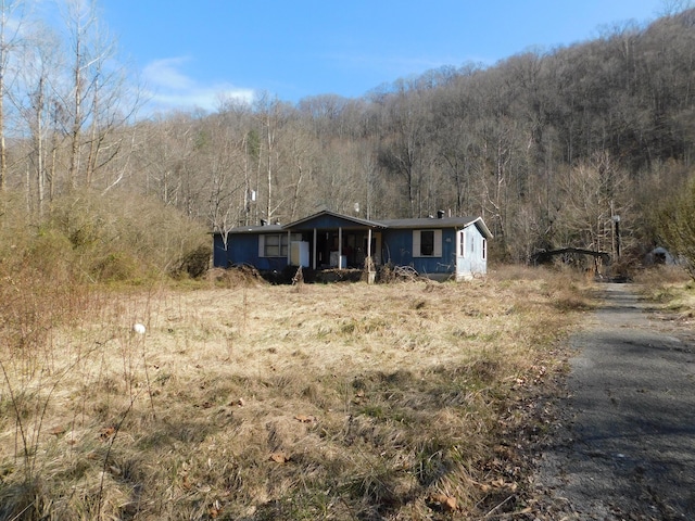 view of front of home