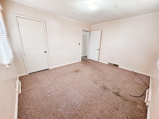 interior space with carpet floors