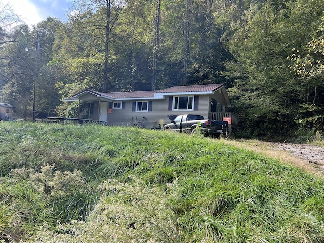 view of ranch-style home