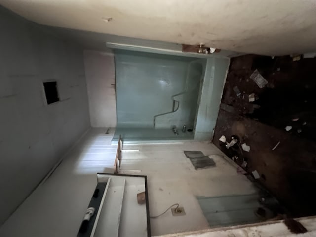 view of basement