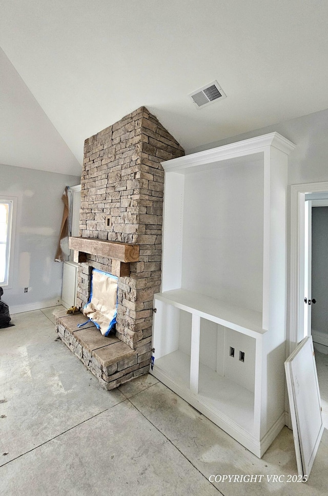 view of unfurnished living room