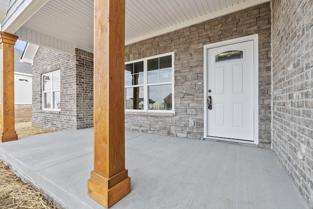 204 Max Cavnes Rd, Danville, KY 40422 - view of exterior entry with stone siding