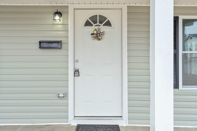 view of entrance to property