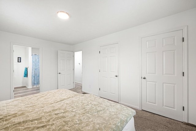 bedroom featuring carpet floors