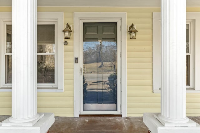 view of entrance to property