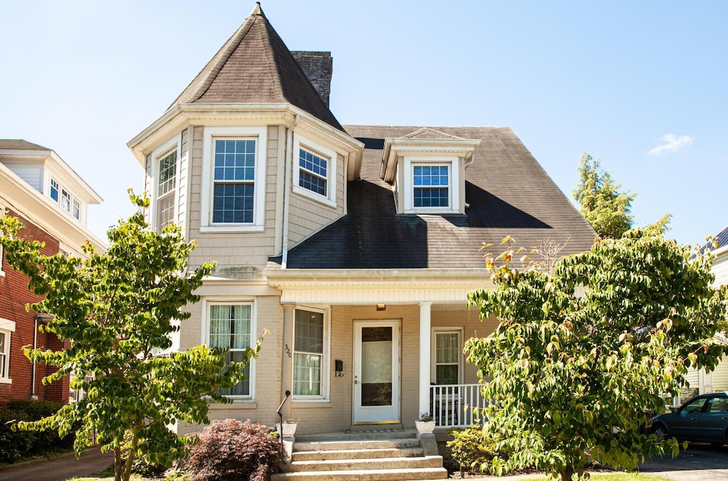 victorian house with covered porch