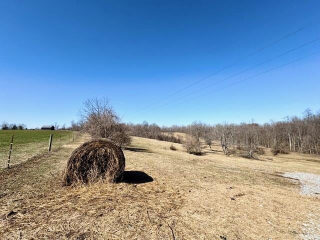 view of nature with a rural view