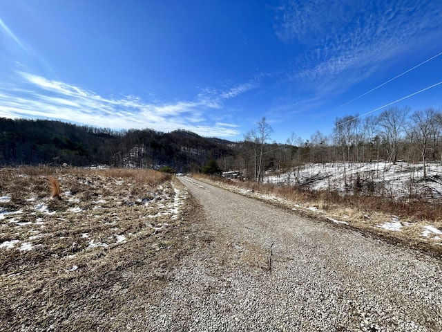 view of road