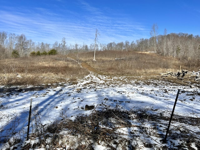 view of snowy landscape